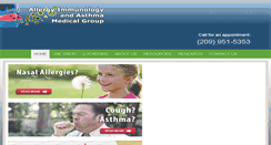 Desktop Screenshot of allergyimm.com